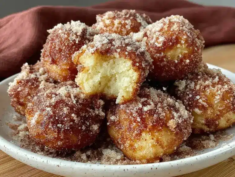 apple cider donut holes - featured image