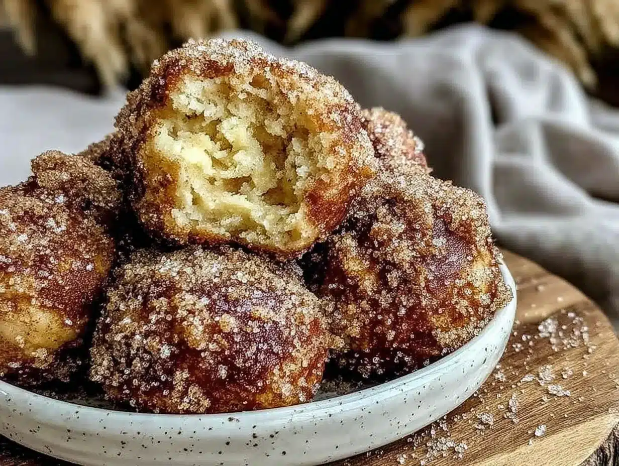 apple cider donut holes preparation steps