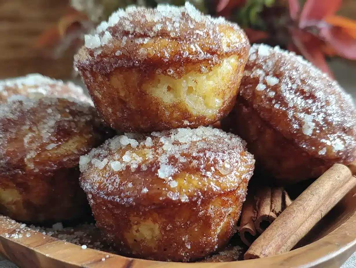 apple cider donut muffins preparation steps