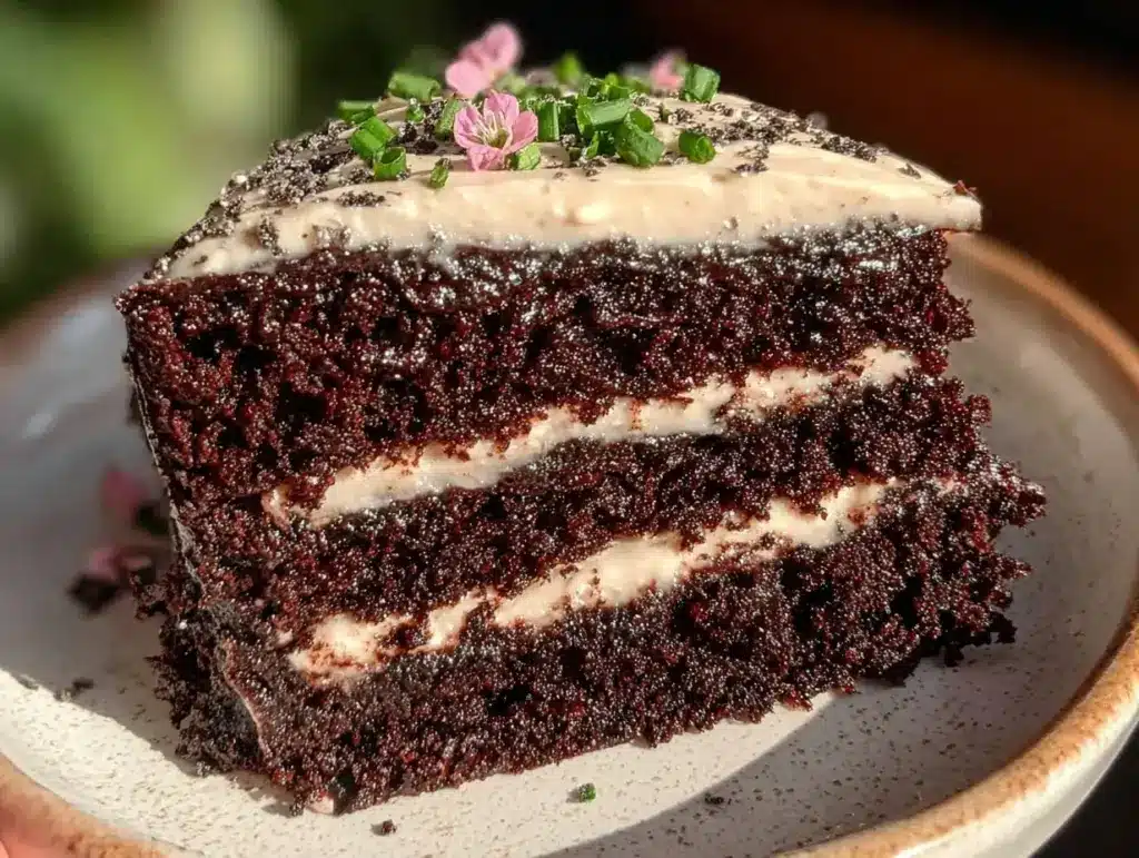 black velvet layer cake - featured image