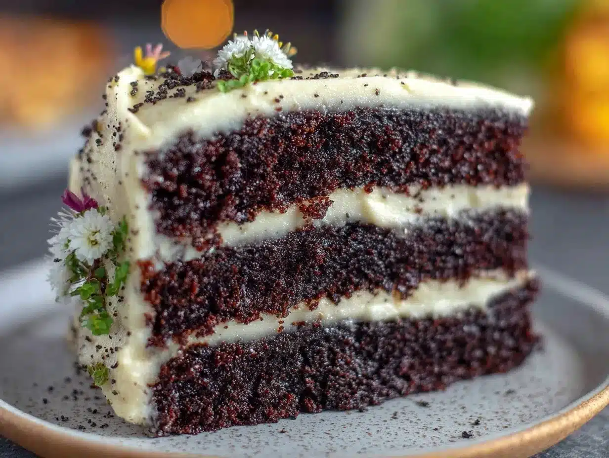 black velvet layer cake preparation steps