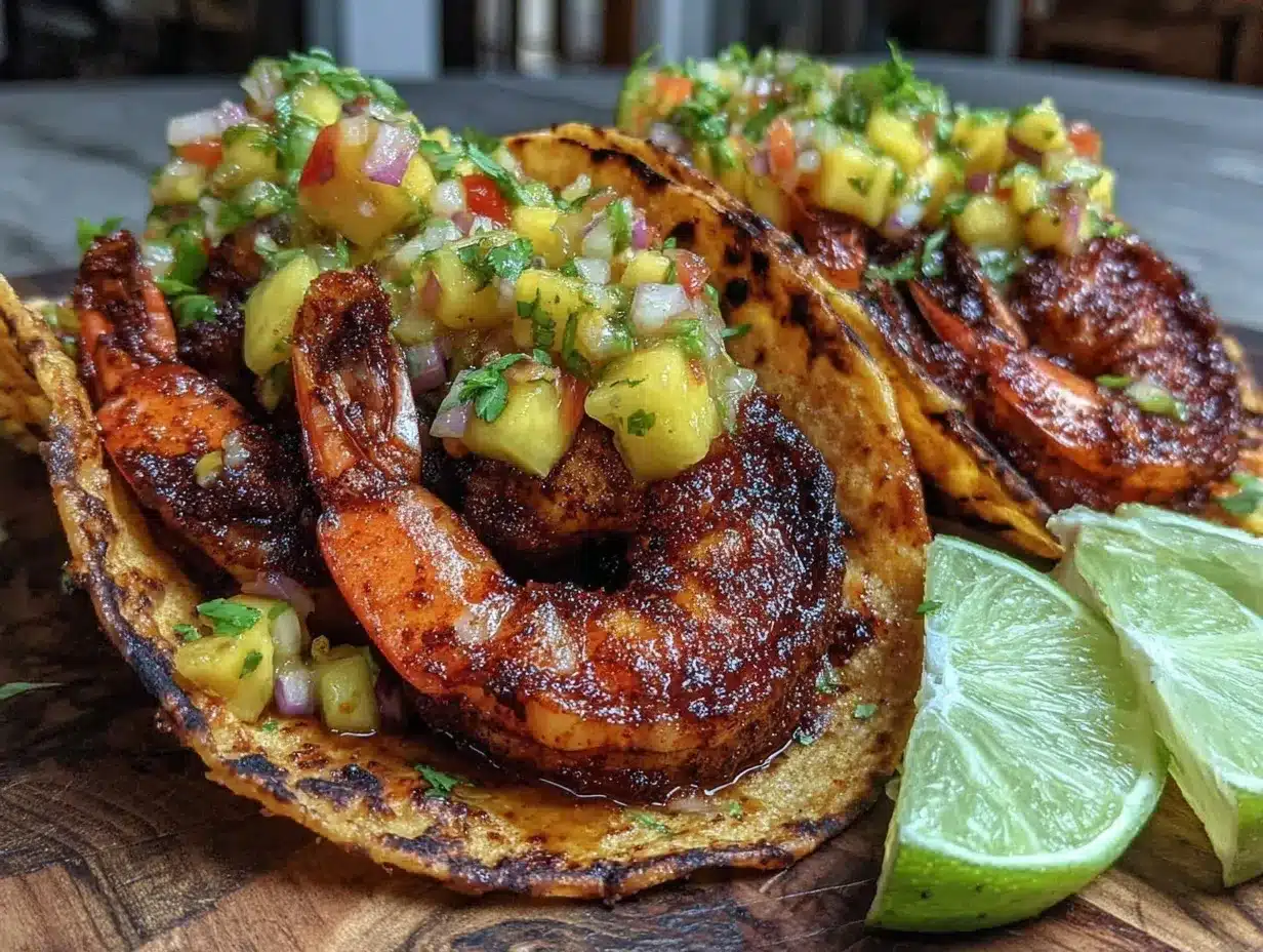 blackened shrimp tacos preparation steps