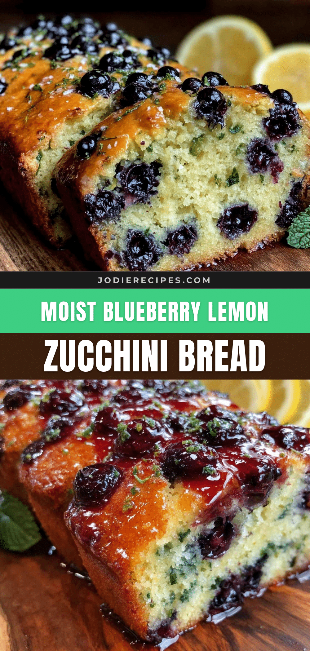 blueberry lemon zucchini bread recipe