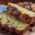 brown butter chocolate chip zucchini bread - featured image