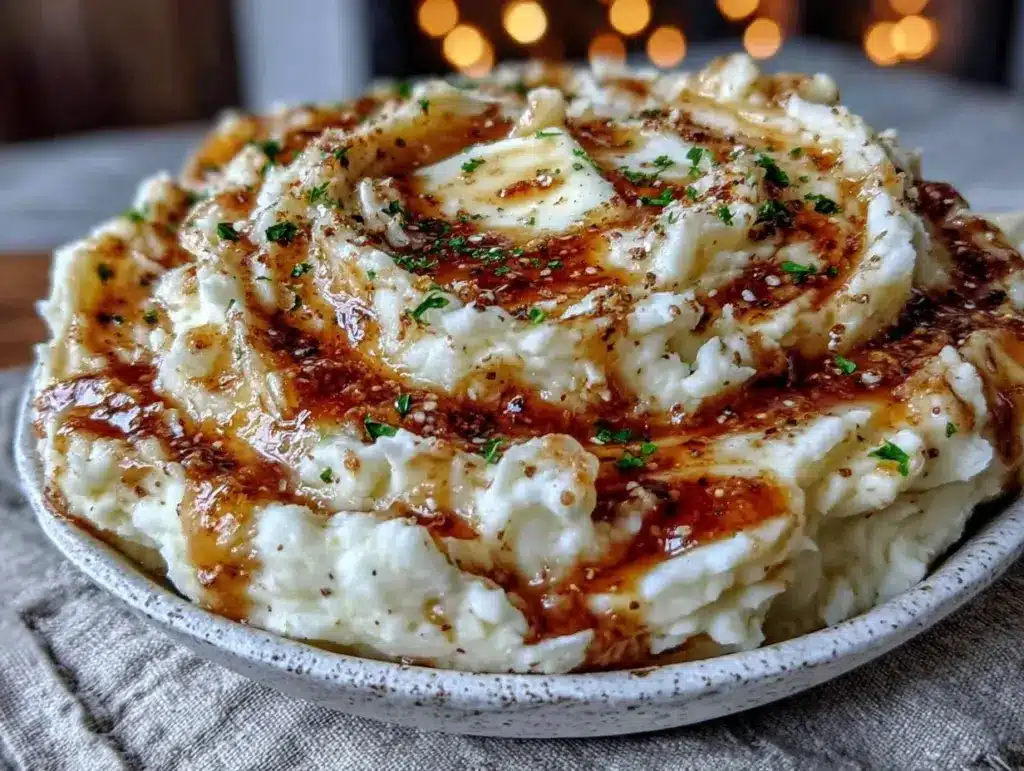 brown butter mashed potatoes - featured image