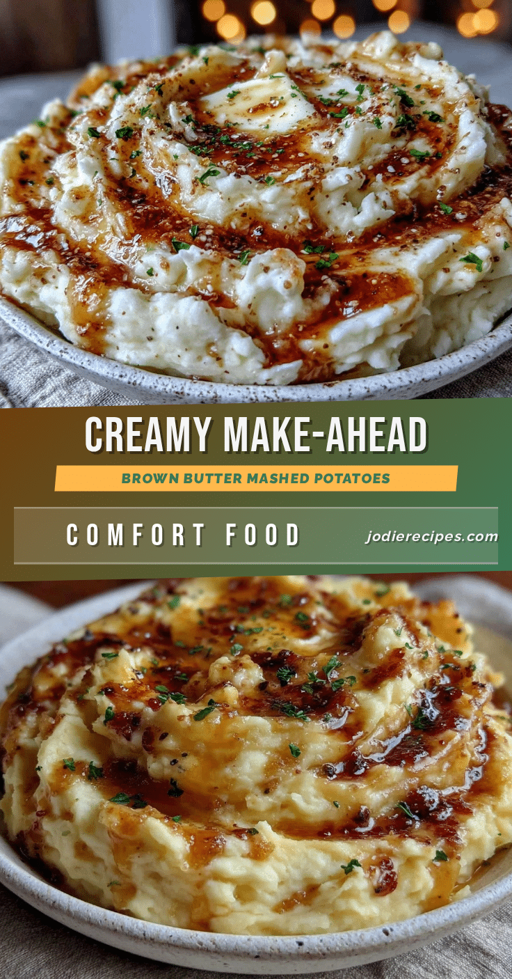 brown butter mashed potatoes recipe