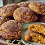 brown butter pumpkin snickerdoodles - featured image