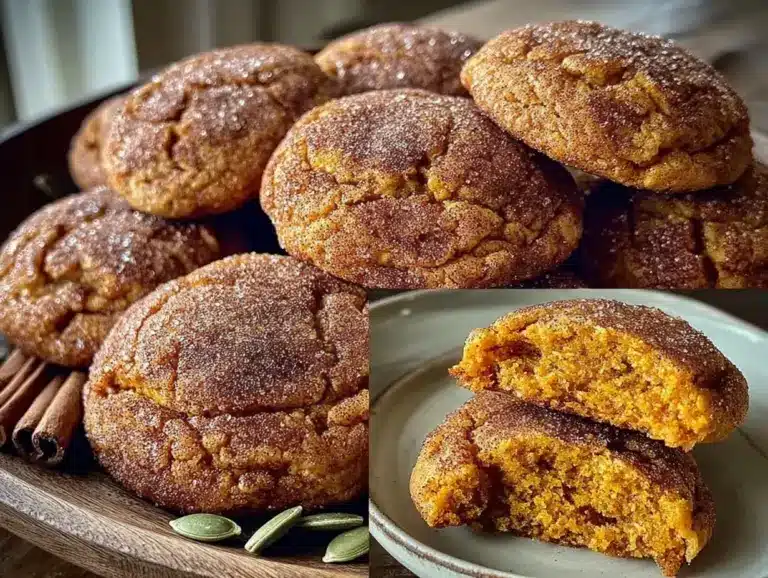 brown butter pumpkin snickerdoodles - featured image