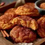 brown butter snickerdoodle cookies - featured image