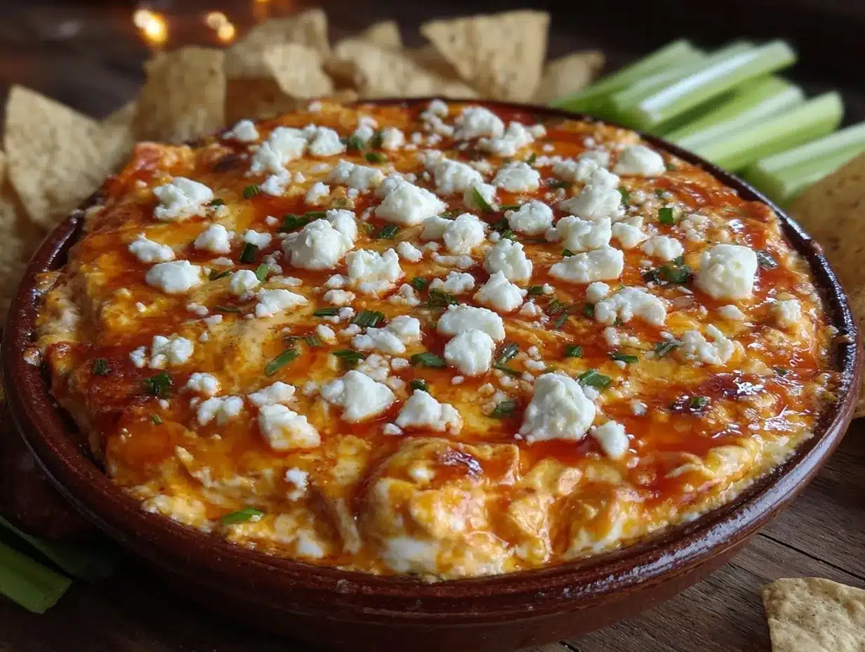 buffalo chicken dip preparation steps