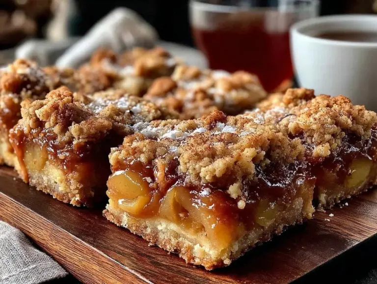 chai spiced pear crumble bars - featured image