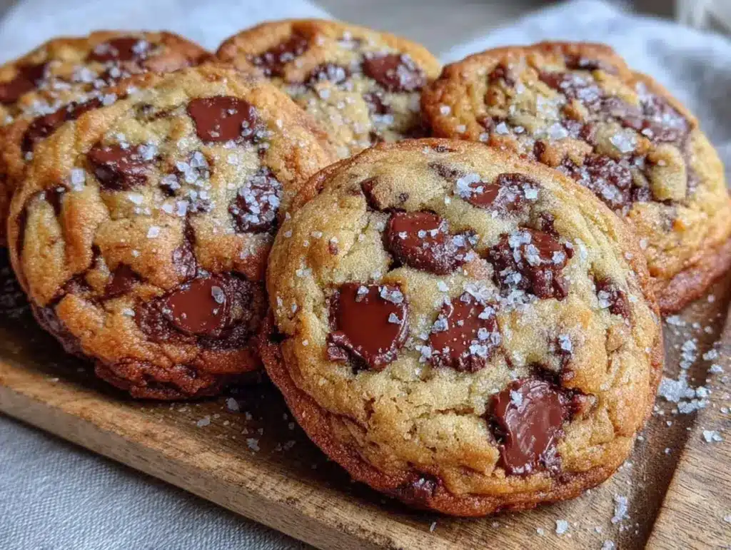 chewy thick bakery-style chocolate chip cookies - featured image