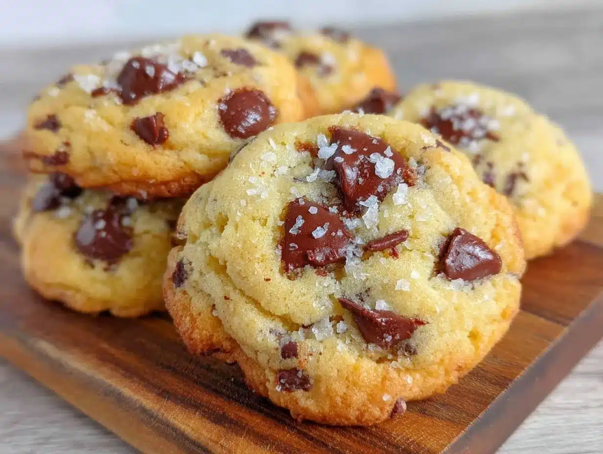 chewy thick bakery-style chocolate chip cookies preparation steps