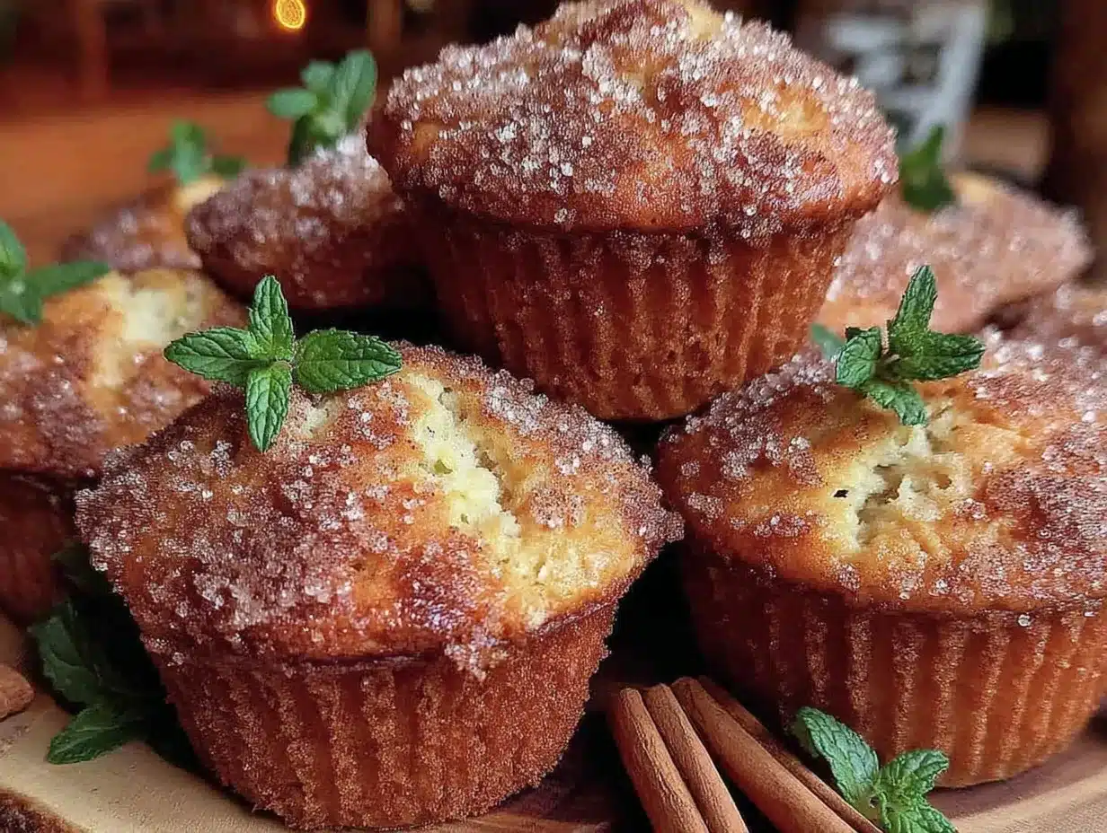 cinnamon sugar zucchini snickerdoodle muffins preparation steps