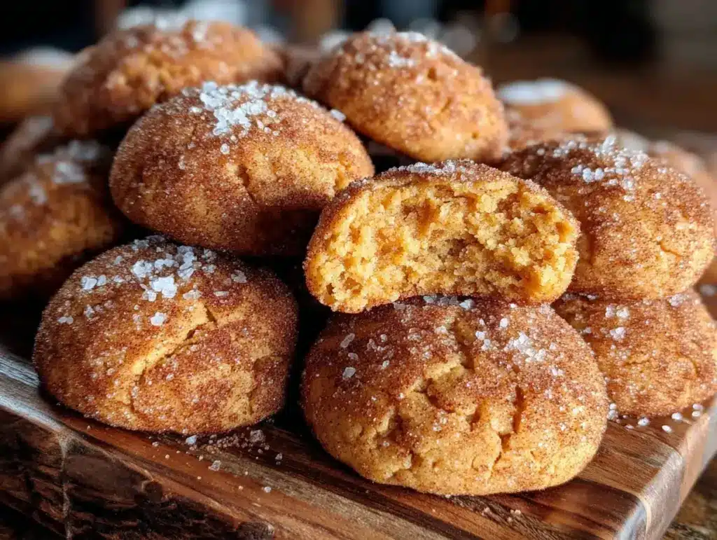 cozy cinnamon sugar pumpkin spice cookies - featured image