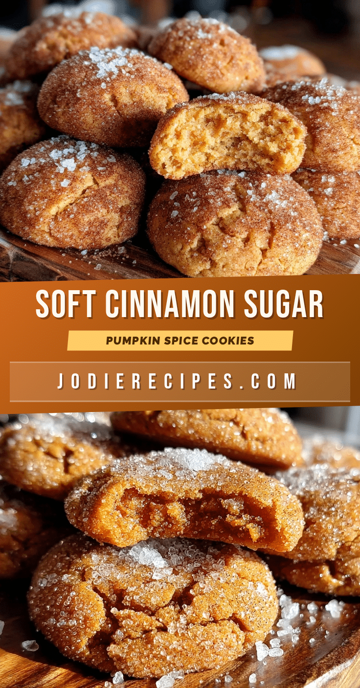 cozy cinnamon sugar pumpkin spice cookies recipe