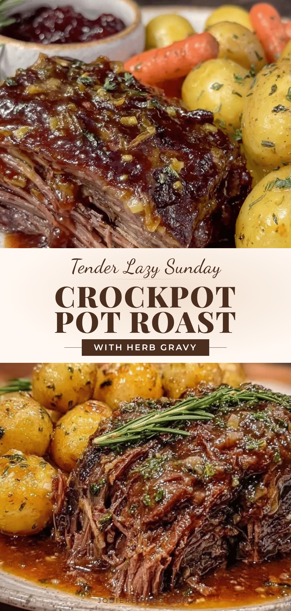 cozy lazy sunday crockpot pot roast recipe