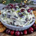cranberry jalapeño cream cheese dip - featured image