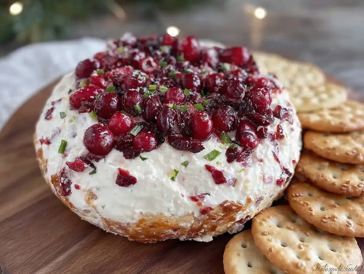cranberry jalapeño cream cheese dip preparation steps
