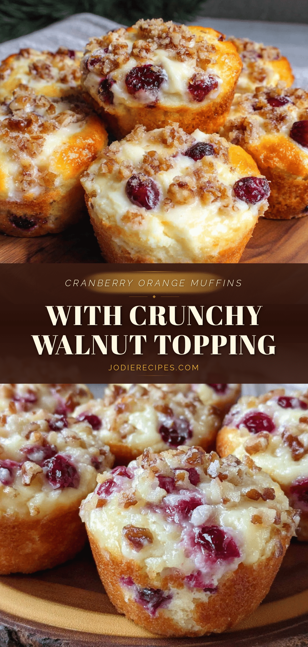 cranberry orange cream cheese muffins recipe