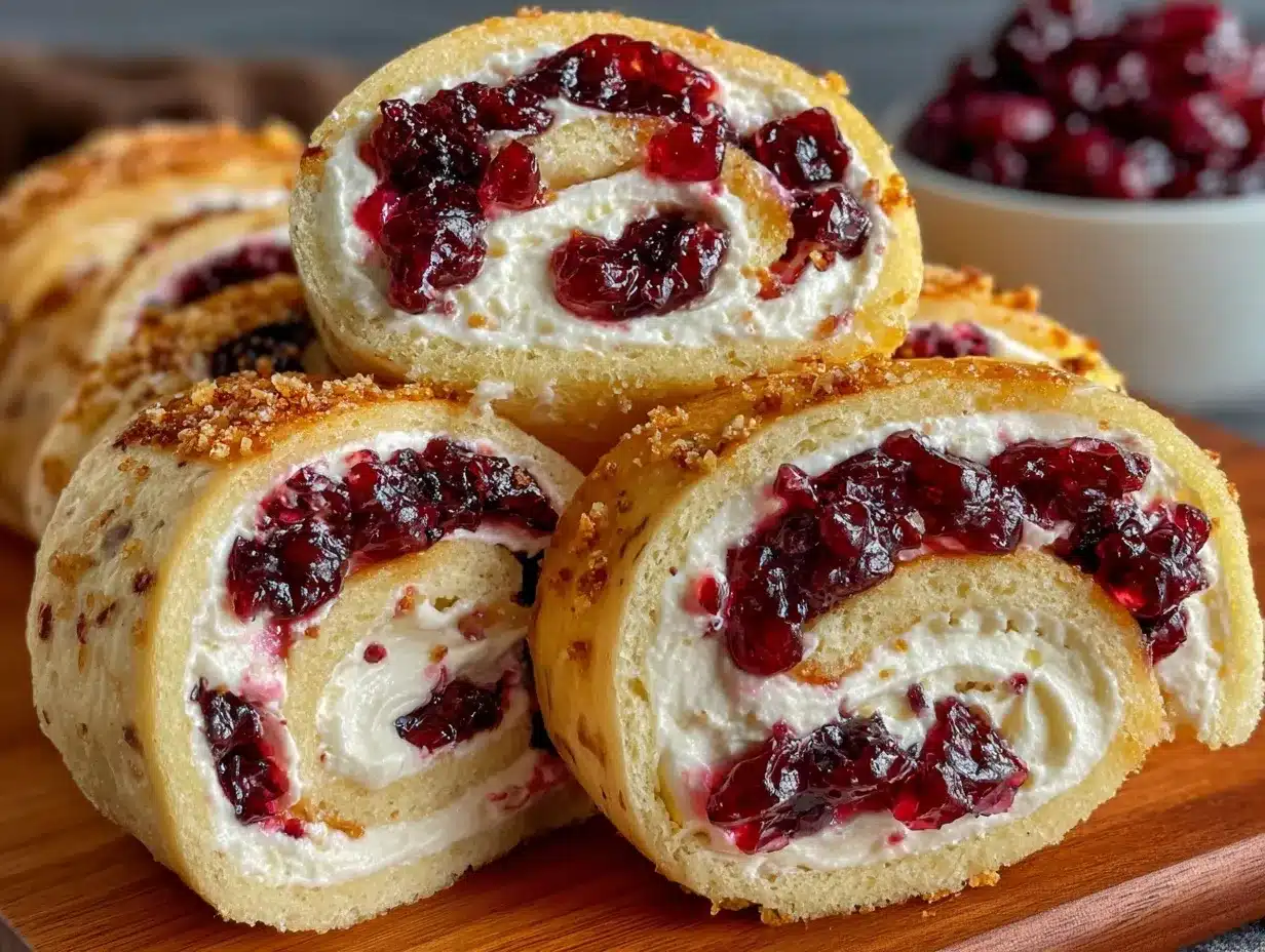 cream cheese and jelly roll-ups preparation steps