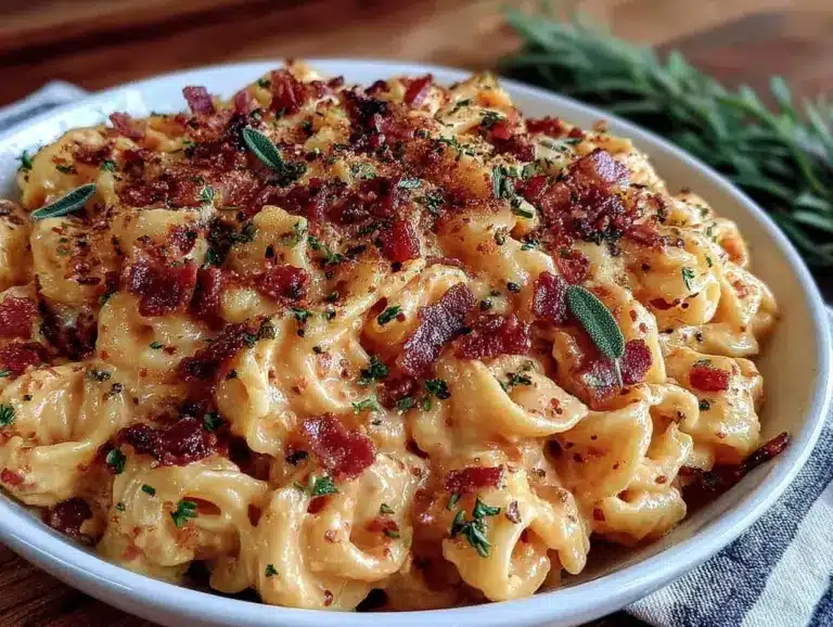 creamy butternut squash pasta - featured image