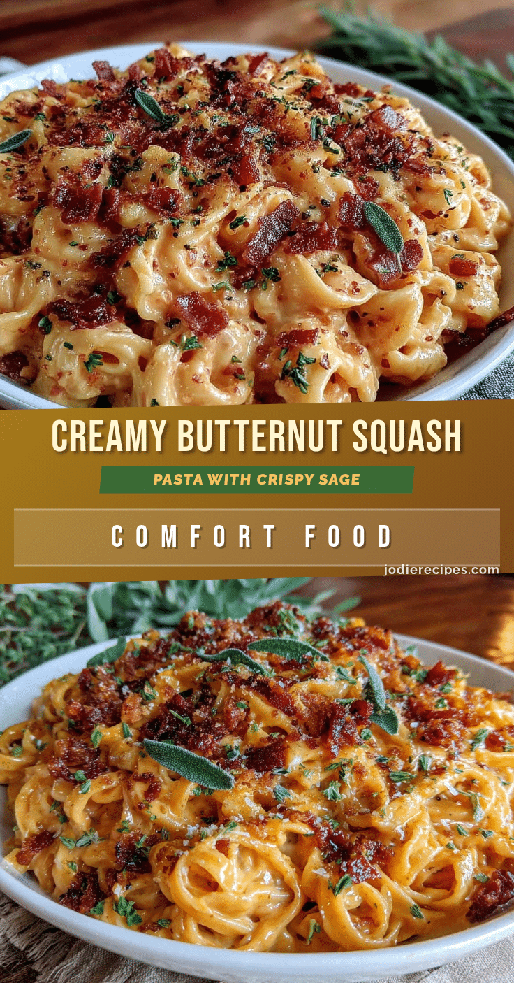creamy butternut squash pasta recipe