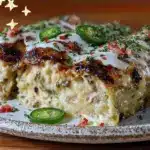 creamy green hatch chili chicken enchiladas - featured image