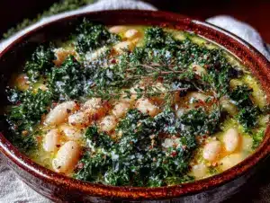 creamy tuscan white bean and kale soup - featured image
