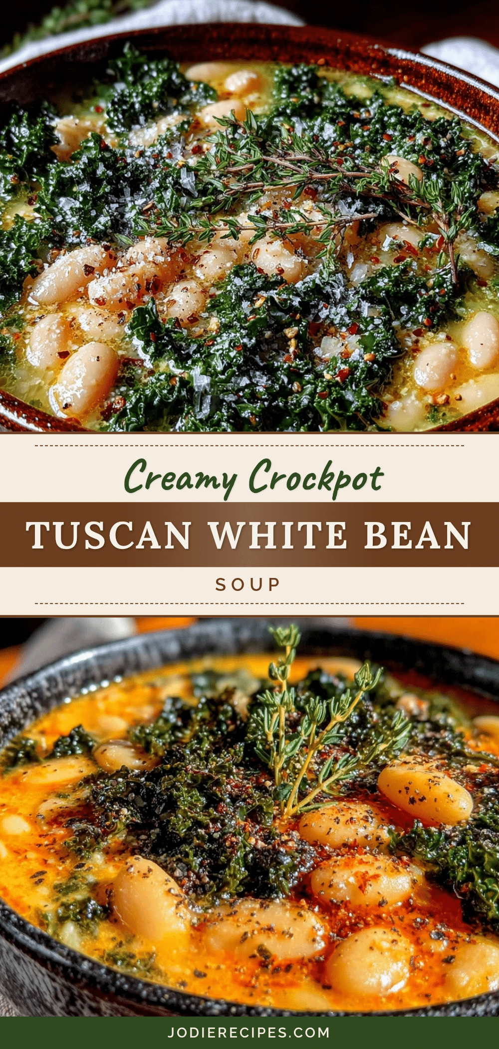 creamy tuscan white bean and kale soup recipe