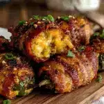 crispy bacon-wrapped jalapeño poppers - featured image