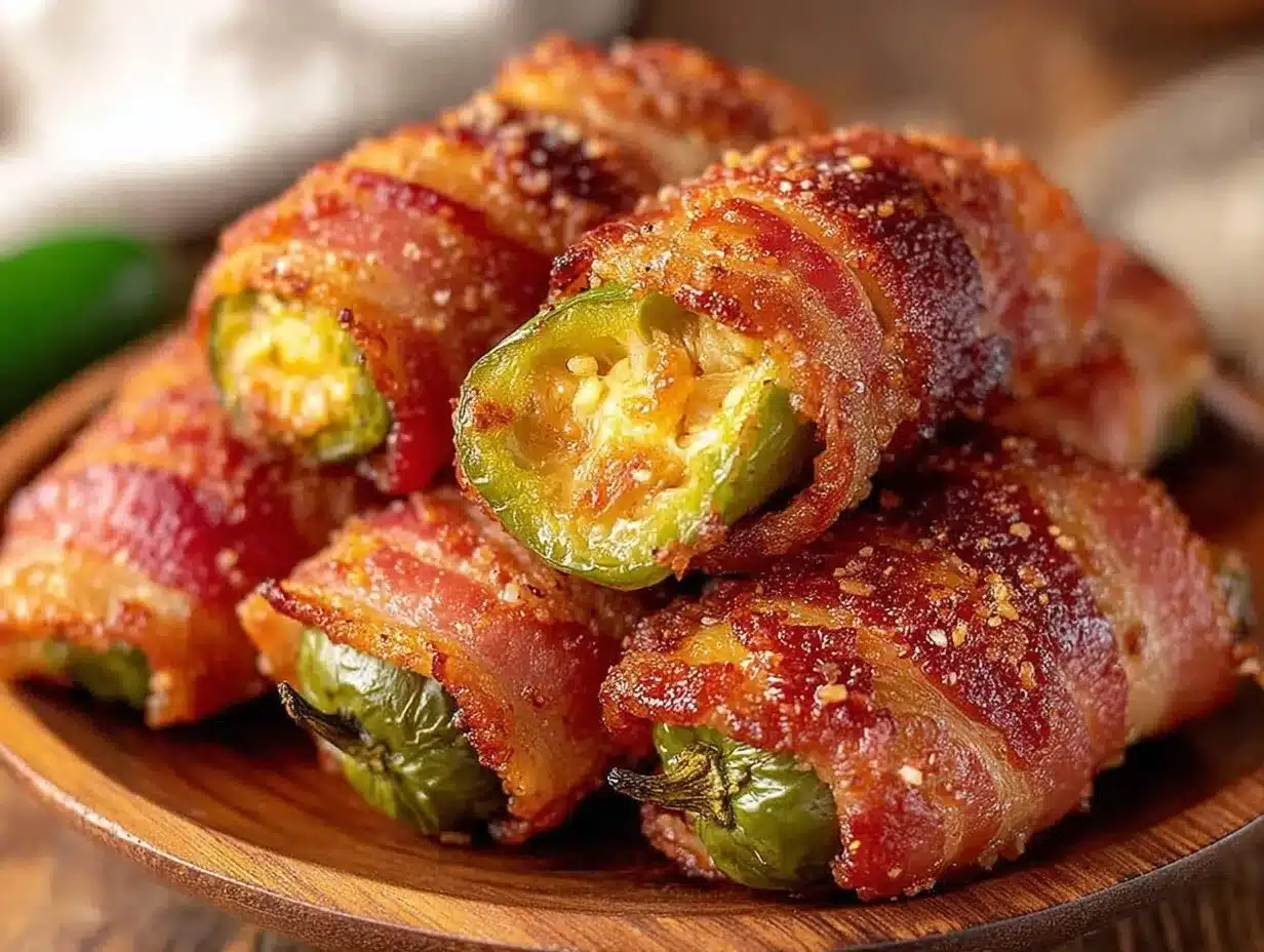 crispy bacon-wrapped jalapeño poppers preparation steps