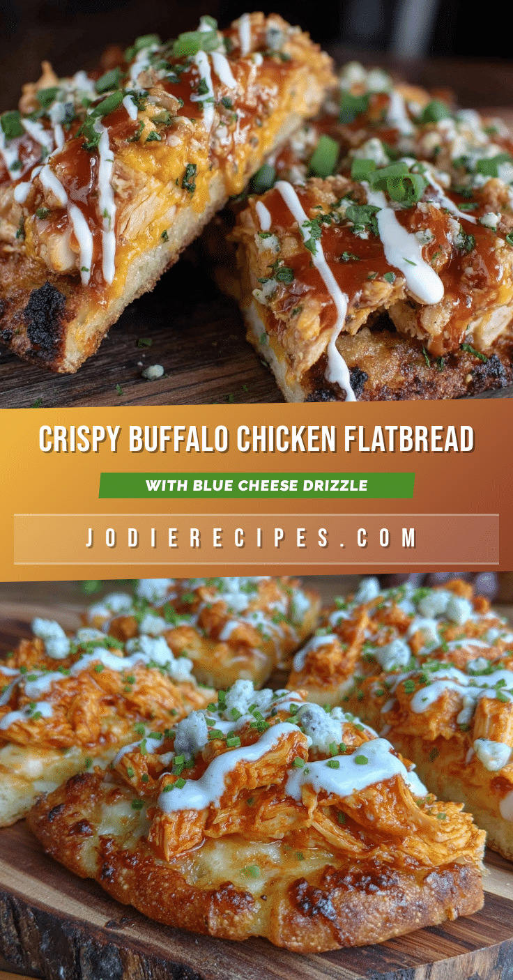 crispy buffalo chicken flatbread recipe