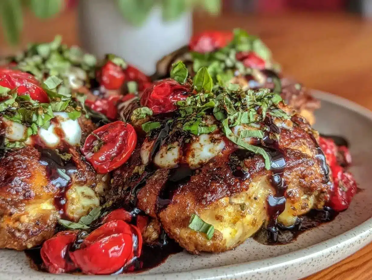 crispy caprese chicken thighs preparation steps