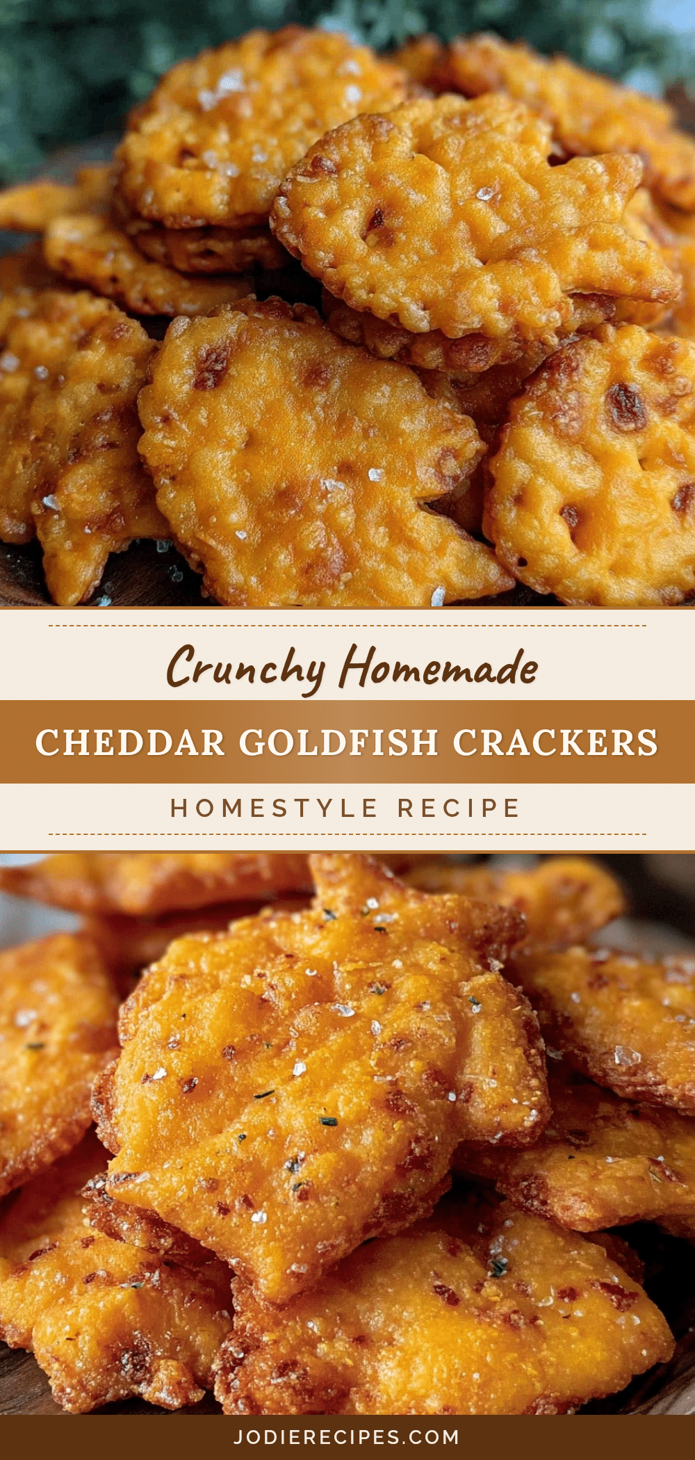 crispy homemade goldfish crackers with cheddar recipe