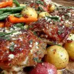 crispy one-pan garlic parmesan chicken - featured image