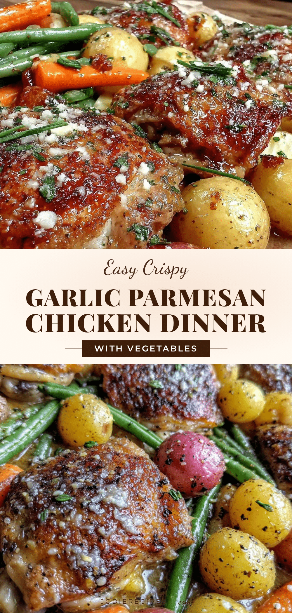 crispy one-pan garlic parmesan chicken recipe