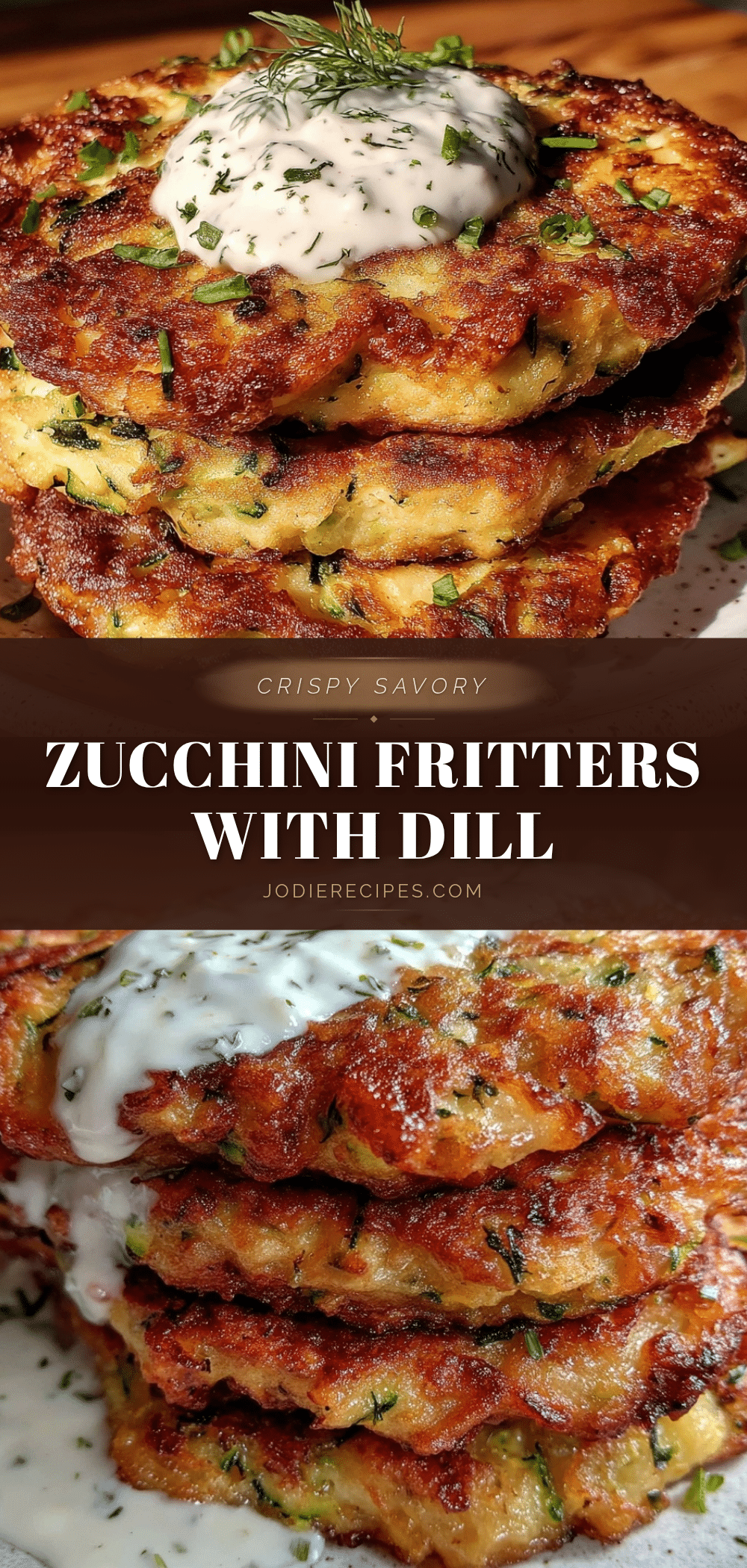 crispy savory zucchini fritters recipe