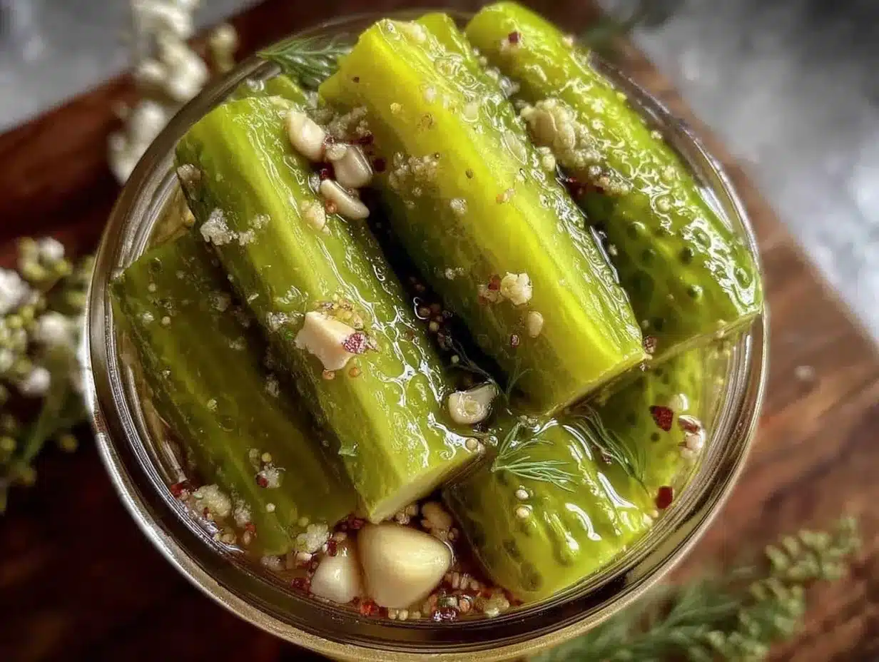 easy crunchy refrigerator dill pickles preparation steps