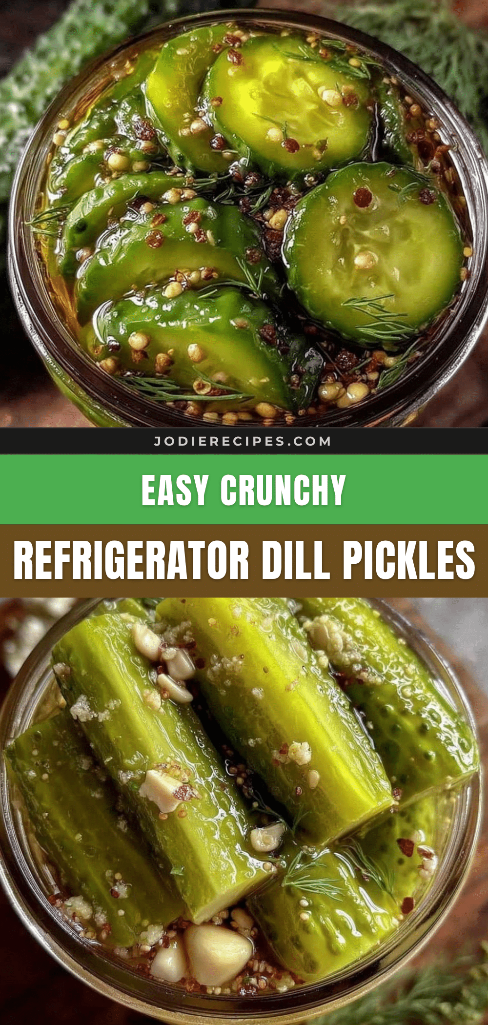 easy crunchy refrigerator dill pickles recipe