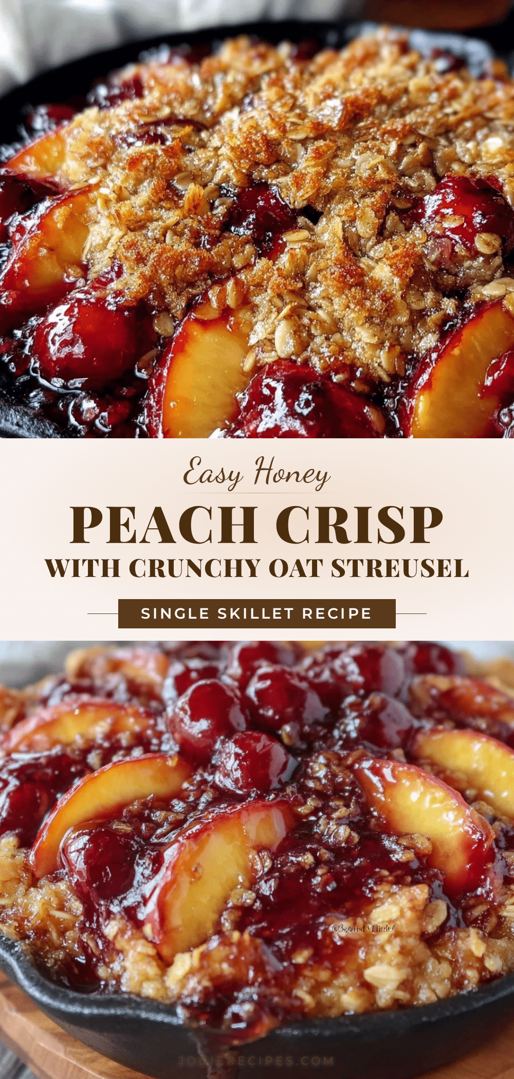 easy honey peach crisp recipe recipe