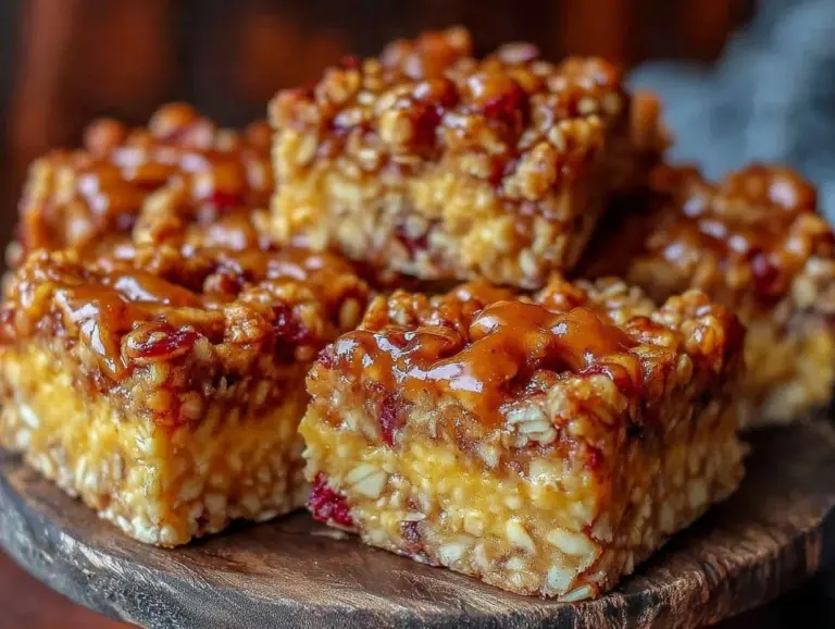 easy no bake apple cinnamon granola bars - featured image
