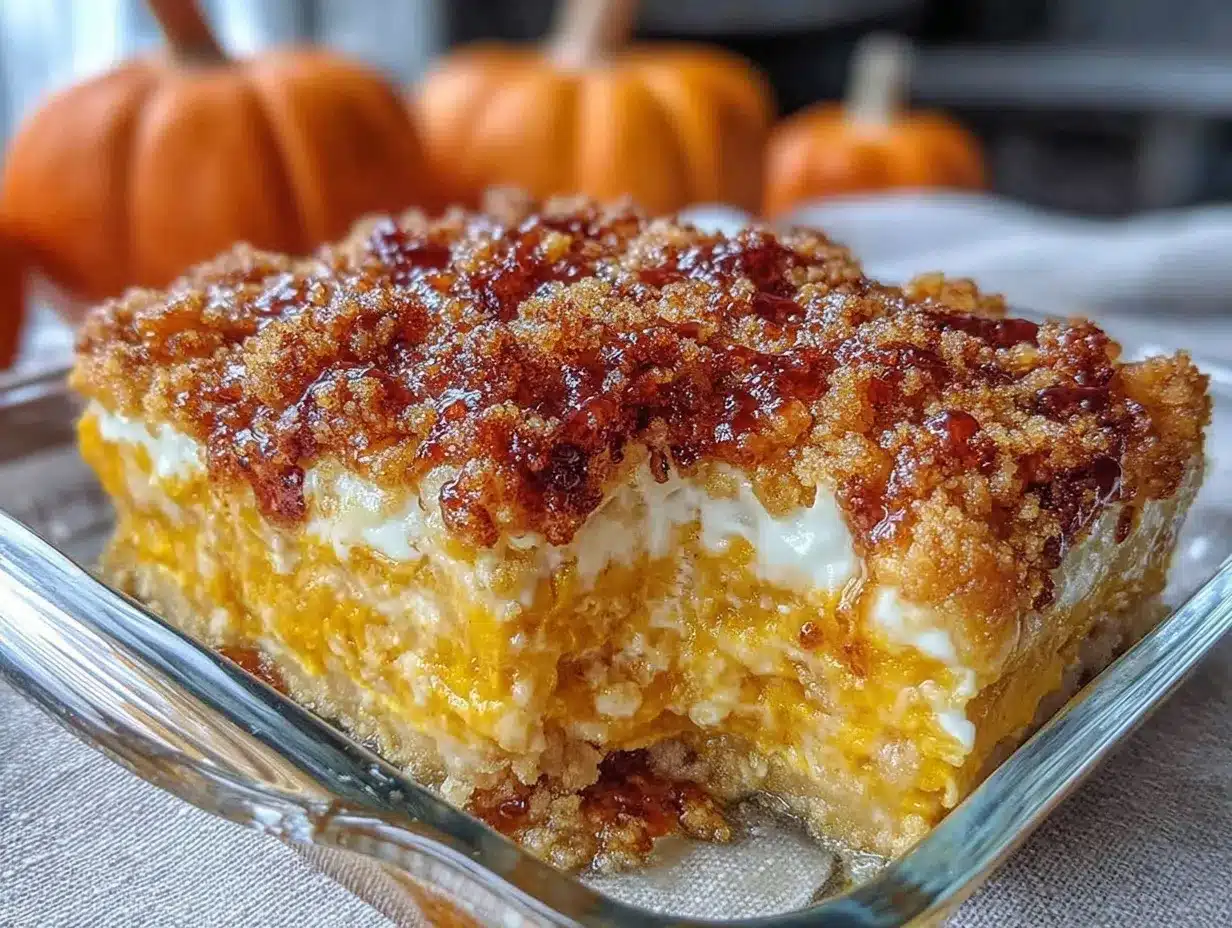 easy pumpkin dump cake preparation steps