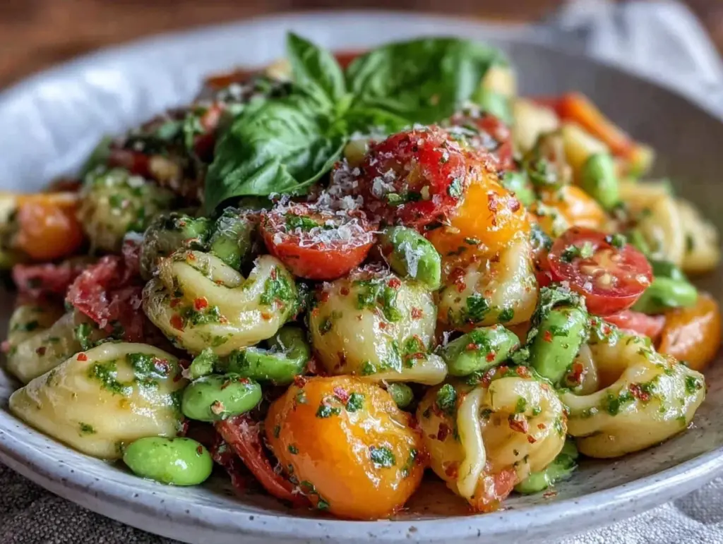 easy veggie pasta salad - featured image