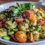 easy veggie pasta salad - featured image