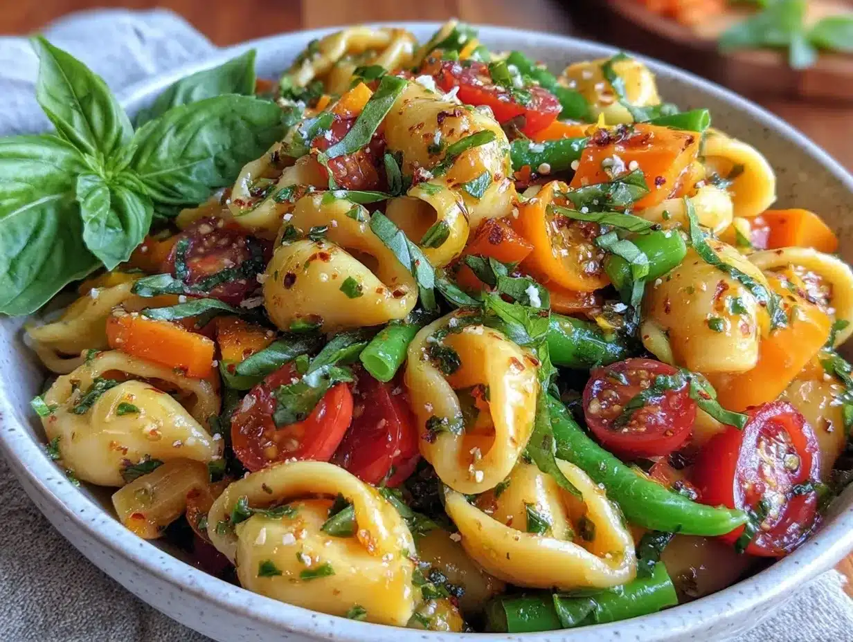 easy veggie pasta salad preparation steps