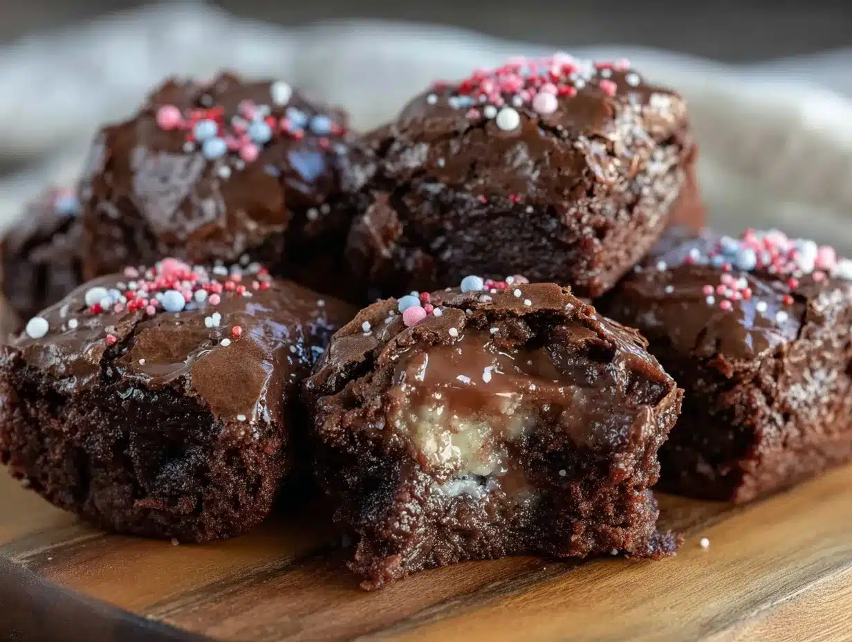 firecracker brownie bites preparation steps