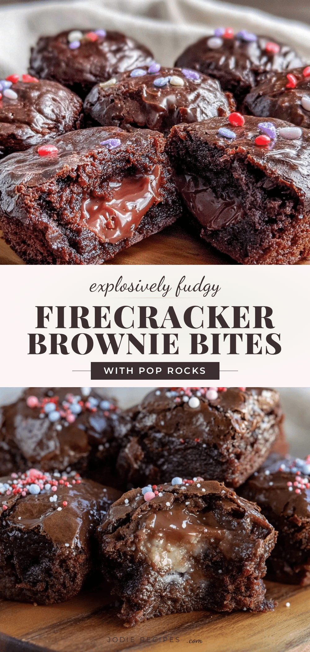 firecracker brownie bites recipe