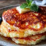 fluffy buttermilk pancakes from scratch - featured image
