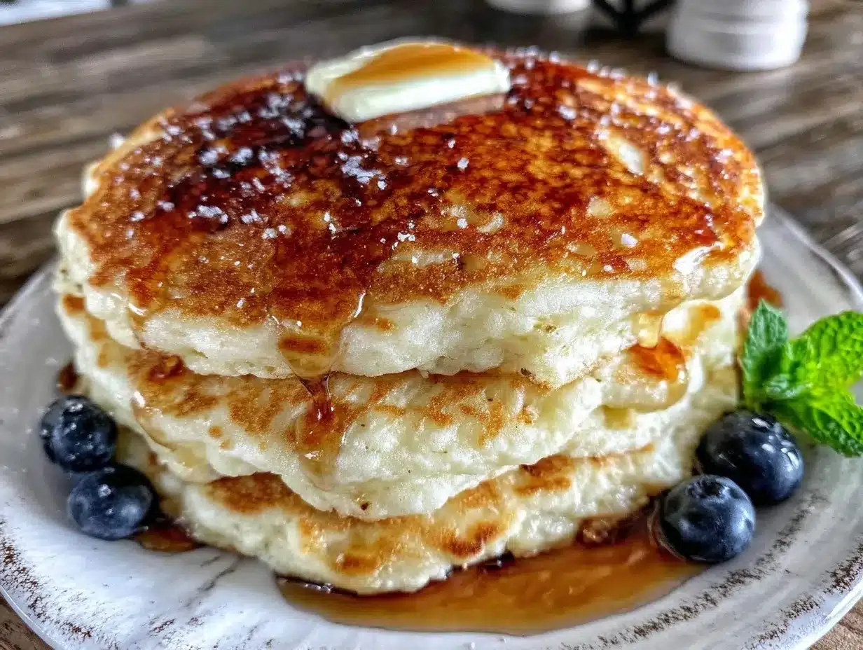 fluffy buttermilk pancakes from scratch preparation steps